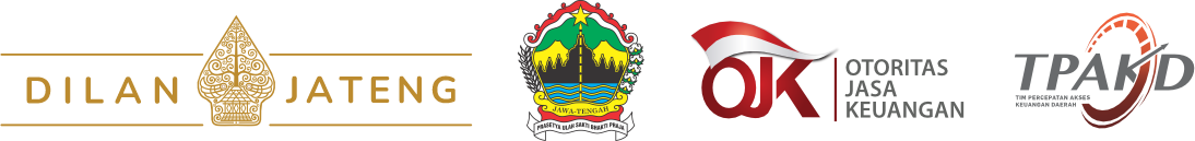 Logo DILAN JATENG, Pemerintah Provinsi Jawa Tengah, OJK, dan TPAKD